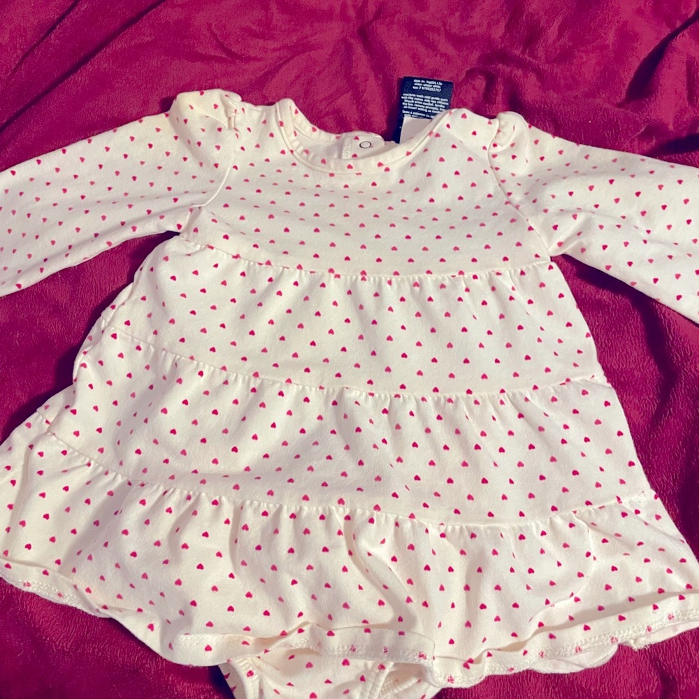 Faded Glory Infant Dress with bottoms